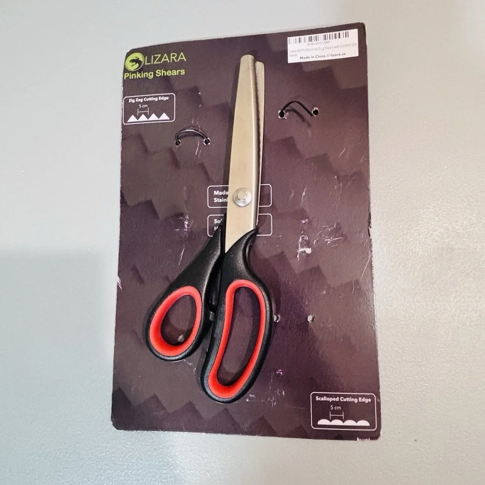 Lizara Pinking Shears Fabric Cutting 9